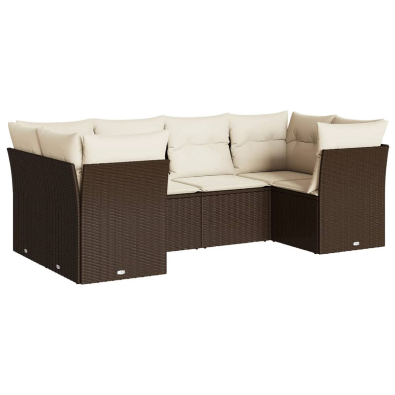Ensemble de canapé de jardin Vidaxl PE
