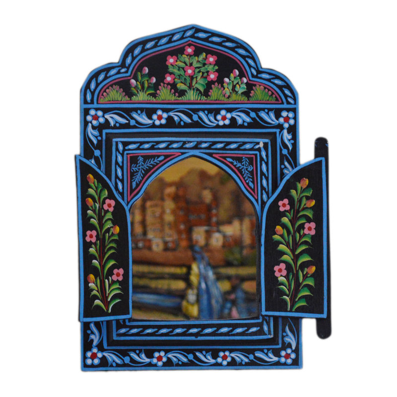 Massena Wood Arabesque Wall Mirror