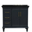 Ensemble de meuble-lavabo simple 37 po Little Nell-1304125597