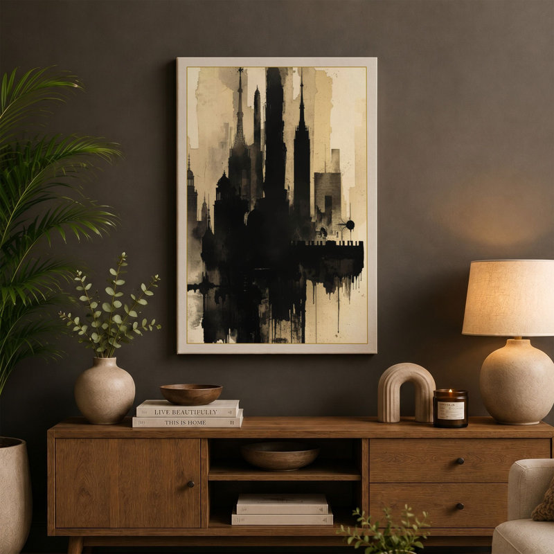 Urban Verticals Industrial - Wrapped Canvas, White Border, 30x20 - 76.2 x 50.8 cm