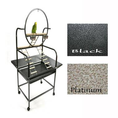 Tucker Murphy Pet™ Chalyce 61'' Iron Play Top Floor Bird Cage with