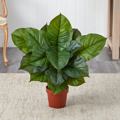 Plante philodendron artificielle 21 po en pot