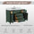 Allendale Sea Green Freestanding Single Bathroom Vanity With Engineered Stone Top-1577575548