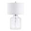 Lampe de table transparente 23 po Roseburg