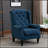 Button-Tufted Accent Chair with High Wingback
