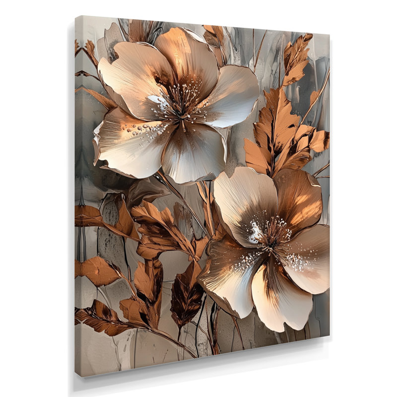 Ballerini - Abstract Wall Art Living Room, Wrapped Canvas, 40" H x 30" W, Does Not Apply