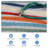 Keyveon Wave Coastal Striped Indoor Outdoor Area Rug-578162317