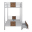 Lit superposé simple au-dessus de simple TG avec tiroirs Adiel Kids-888070743