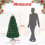 Lighted Artificial Pine Christmas Tree-486036367