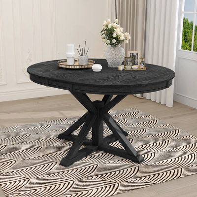 Table de salle à manger extensible fonctionnelle avec rallonge pour la salle à manger et le salon