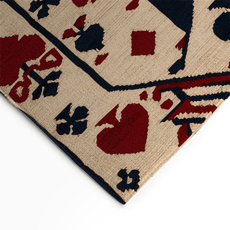 Tapis d'intérieur et d'extérieur brun français, Rectangulaire 3 pi x 5 pi