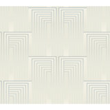 Geometric Metallic Wallpaper Roll by Candice Olson