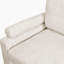 Canapé modulaire moderne 6 pièces de 160 po avec 2 repose-pieds, coussins réversibles et revêtement en velours côtelé Loowit - Comprend 6 coussins-1684698860