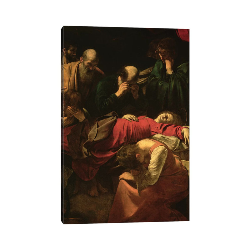 The Death Of The Virgin, 1605-06 by Michelangelo Merisi Da Caravaggio - Wrapped Canvas Painting