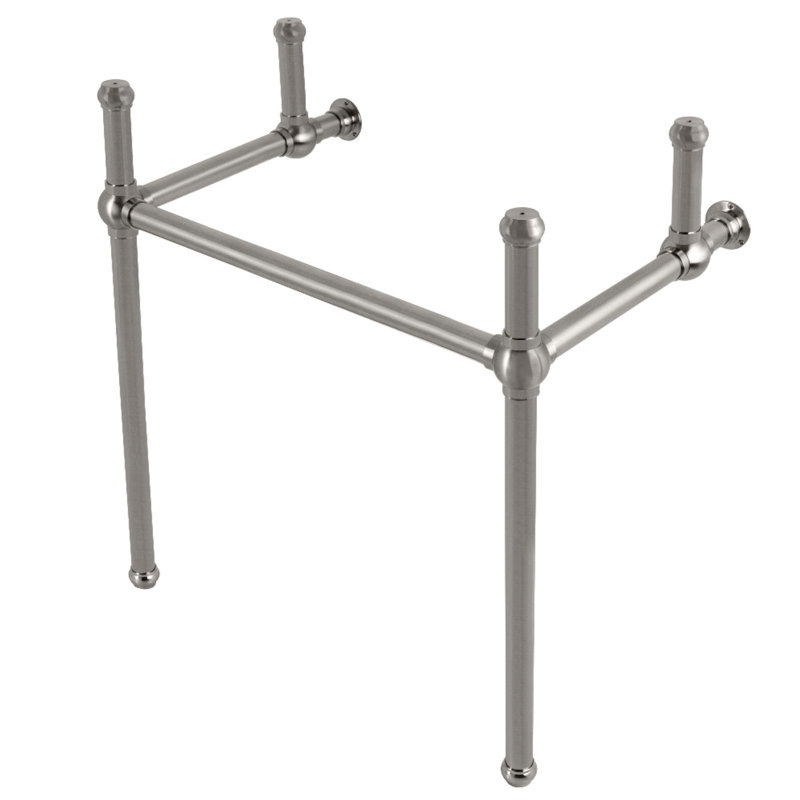Kingston Brass Fauceture Brass Console Sink Legs, Brushed Nickel