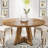 TribeSigns 47" Round Farmhouse Dining Table – Wood Kitchen Table For 4, Cross Base Wooden Dinner Table For Dining Room, Breakfast Nook, Or Living Area-1463487367