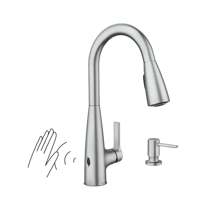 Haelyn Touchless Single-Handle Pulldown Sprayer Kitchen Faucet with MotionSense Wave and Power Clean