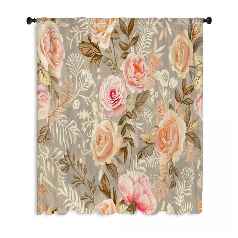 Eldric Sheer Curtain Single Panel, 50" W x 96" L