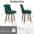 Swivel 24.00'' Counter Stool, Counter Height Bar Stools, 360°Swivel Upholstered Barstools with Back and Footrest for Kitchen Island, Solid Wood Legs-98346407