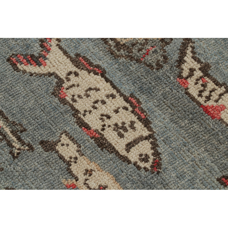 One-of-a-Kind Rectangle 8'3" X 10'4" Hand Knotted Area Rug