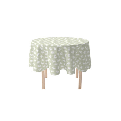 Round Cotton Twill Tablecloth
