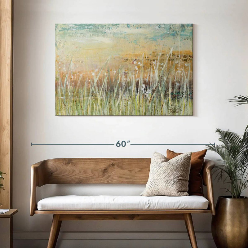 Muted Grass, 30" H x 45" W