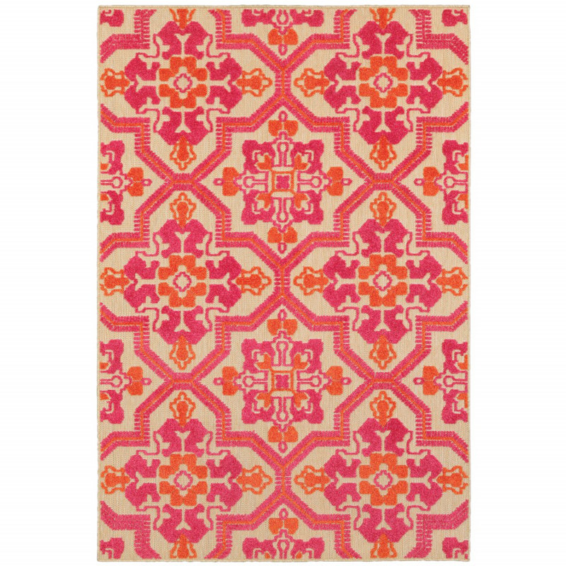 Laub Oriental Machine Woven Area Rug, Rectangle 1'10" x 3'3"