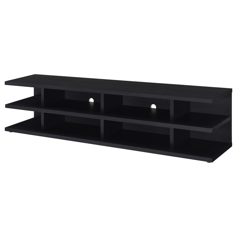 Cartmill 78-Inch 2-Tier TV Stand Media Console , Black