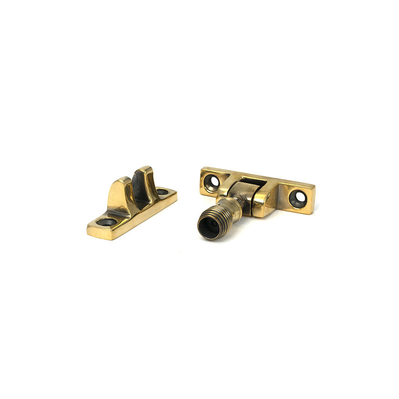 Beehive Brighton Fastener - Narrow (Square), Aged Brass