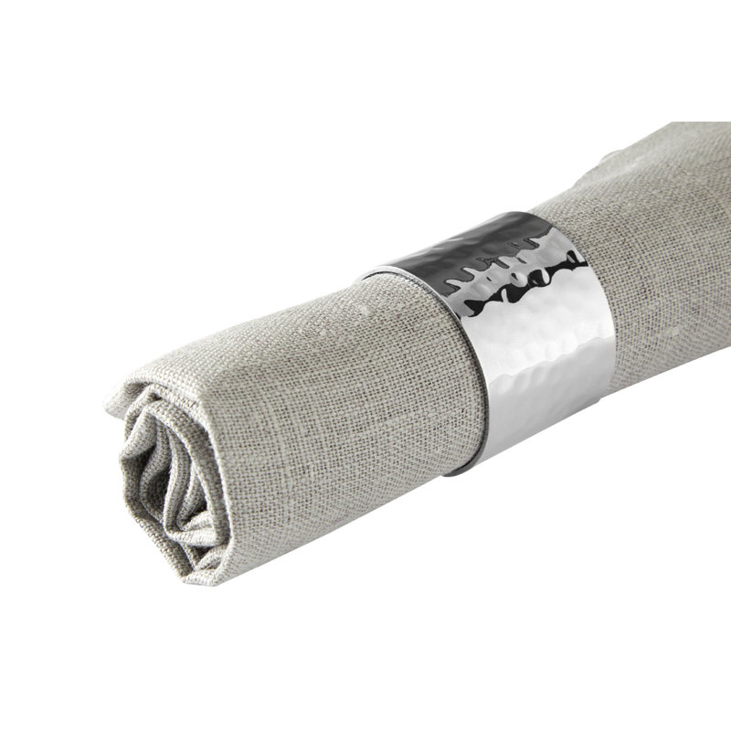 Metal Napkin Ring, Silver