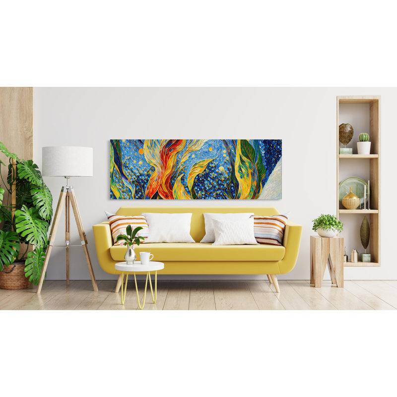 Modern Earth 316, 16" H x 48" W