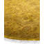Overdyed Hand-Knotted Wool Modern-Contemporary Gold Area Rug 6' 1" x 6' 1"
