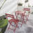 Rozlin Metal Bar Set with Stools