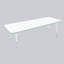 Table rectangulaire d'activités thermofusionnées avec pieds réglables et pivotants standard-113909083-113909074