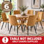 Modern Velvet Dining Chairs Set of 2/4/6 Kursi Chair Dining Room Furniture-1876172152-1876172153-1876172157