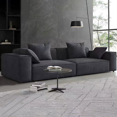 Blue Polyester Modular Sofa cushion couch