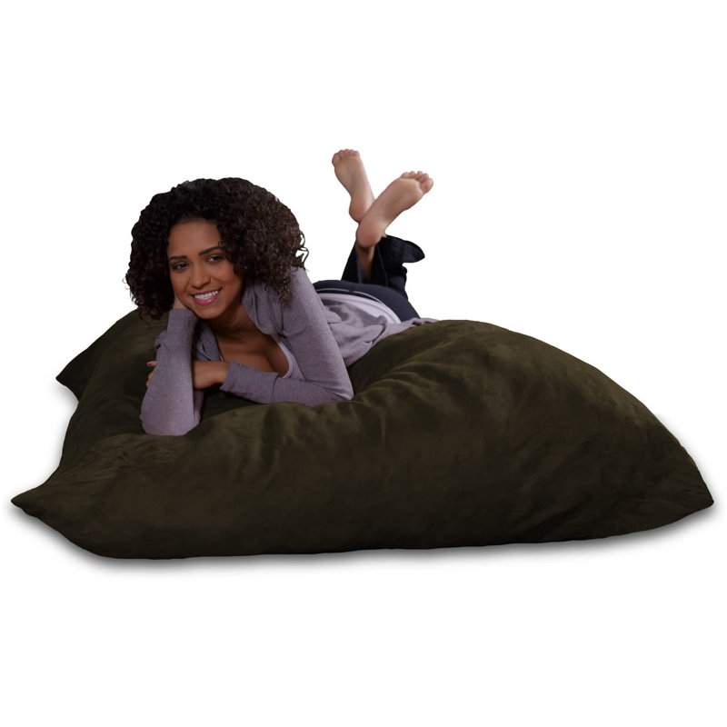 Coussin de fauteuil à billes, fauteuil à billes rempli de mousse à mémoire de forme ou coussin de sol rempli de mousse à mémoire de forme déchiquetée, fauteuil à billes avec housse lavable à la machine, fauteuils à billes géants pour adolescen