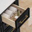 Meuble-lavabo simple 36 po avec plateau en marbre Keira-1073415164
