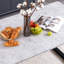 6 Seater 1.5m Scandinavian Minimalism Warm/Cool Grey Marble Effect Dining Table With Metal Base-290836355