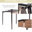 Pergola d'extérieur en aluminium 10 pi x 13 pi avec auvent - abri de jardin rétractable. Brun, construction, zone d'ombrage réglable et résistance à l'eau, pavillon de jardin durable. Structure stable, soleil