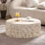 Table basse ronde avec centre et tables basses pré-modernes