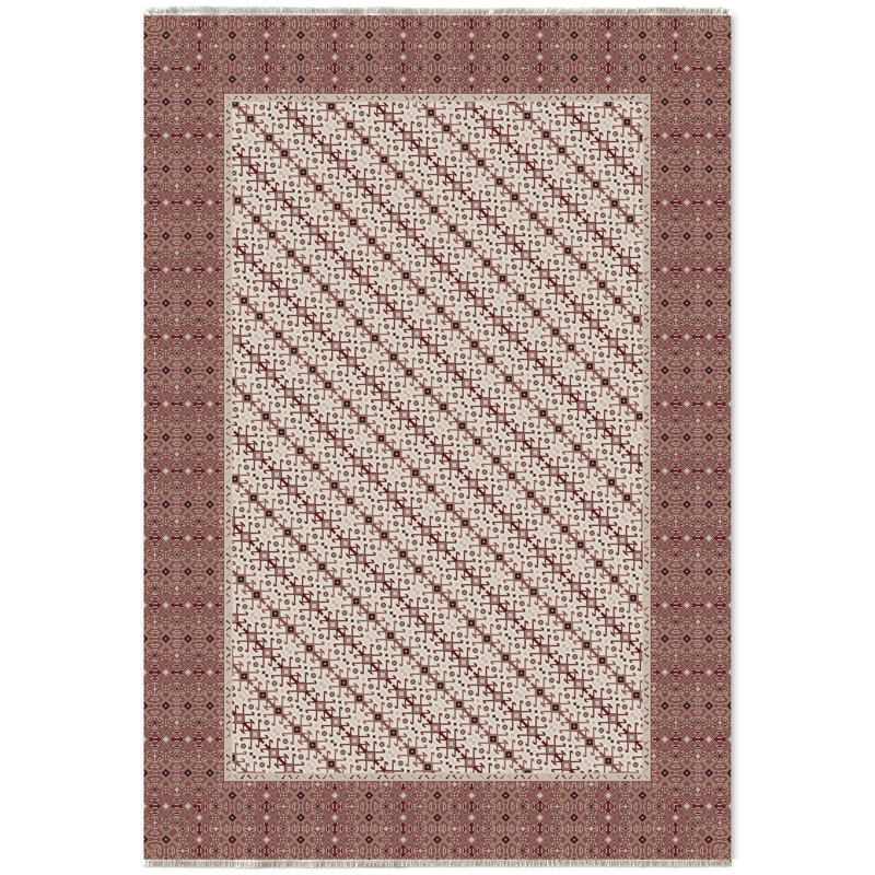 Tapis rectangulaire Wasiq avec envers antidérapant, Tapis de couloir 2 pi 8 po x 13 pi 2 po