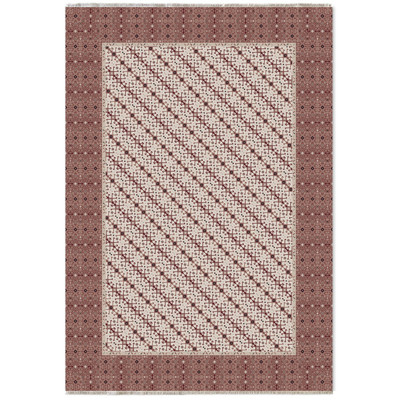 Tapis rectangulaire Wasiq avec envers antidérapant, Tapis de couloir 2 pi 8 po x 6 pi 7 po