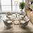 Paloalto Glass Top Coffee Table-541655623