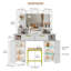 Corner Dressing Table - 11 Hollywood Bulbs with Human Sensor Module-2035891662