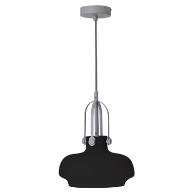 Comfort 1 - Light Grey Dome Pendant