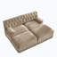 Canapé de style Chesterfield à jupe de pampille, combinaison libre-1428611827