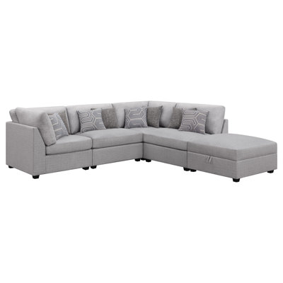 Canapé modulaire rembourré 5 pièces Blydenburgh