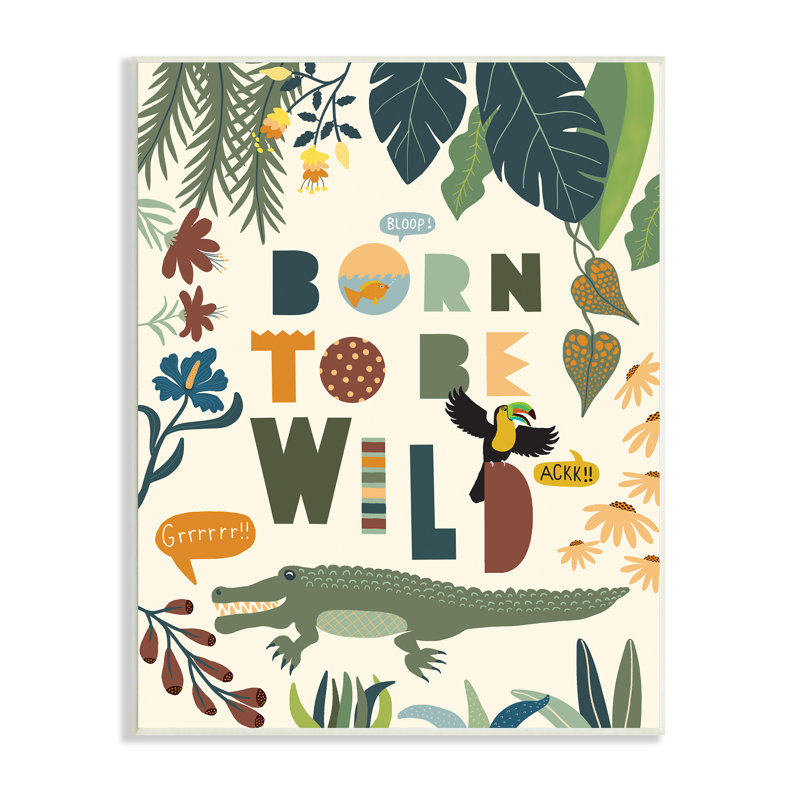 Born To Be Wild - impression, H 19 po x l 13 po x P 0,5 po, Unframed
