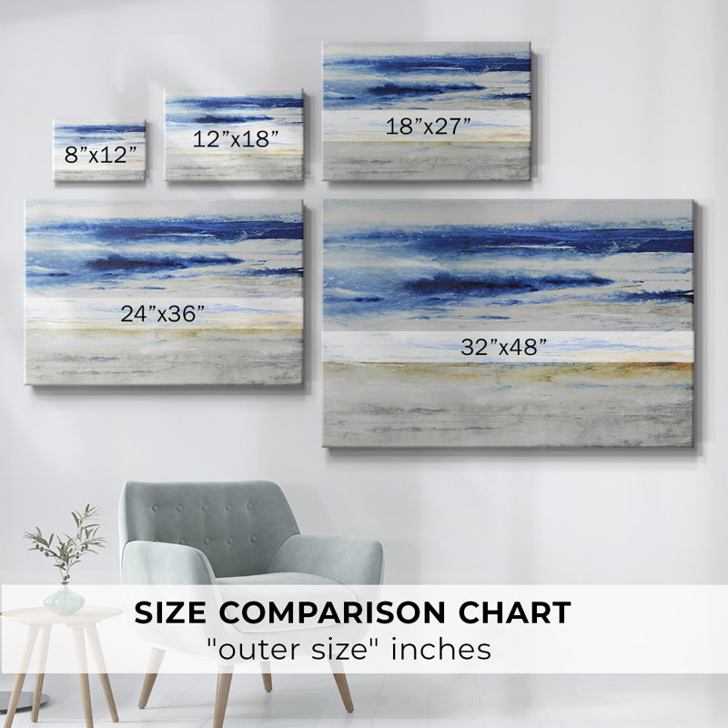 Toile tendue Choppy Seas I-Gallery, H 12 po x l 18 po